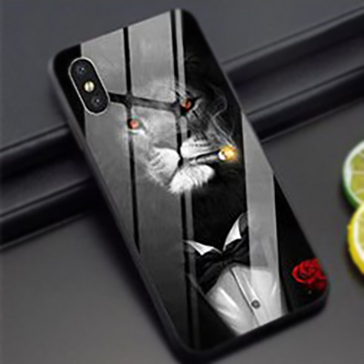 Стъклен калъф с лъв за Samsung S20