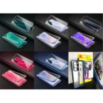 3D стъклен протектор с метален корпус за Samsung Galaxy S20 - мента