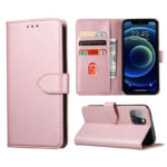 Кожен тефтер с магнитен капак за iPhone 13 Pro Max - пепел от рози