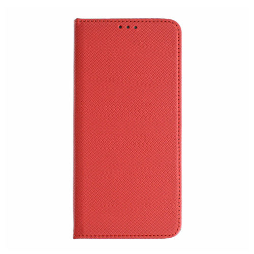 Калъф тефтер за Xiaomi Redmi Note 10S червен отпред