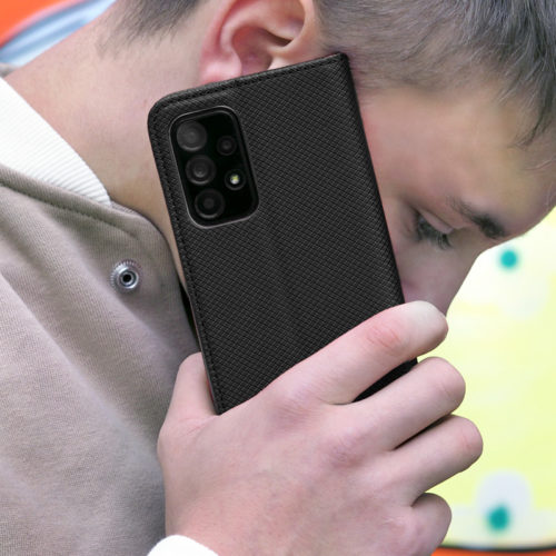 Калъф тефтер за Samsung Galaxy A51 черен телефон