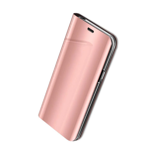 Огледален смарт калъф за Samsung Galaxy A73 5G розов отпред