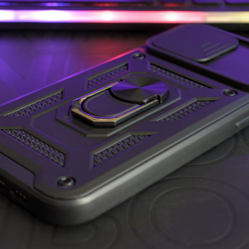 Удароустойчив калъф за iPhone 15 Pro отзад поставка