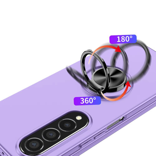 Samsung Galaxy Z Fold 5 с ринг стойка лилав