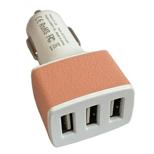 Зарядно за автомобил с 3 usb изхода