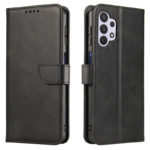 Кожен калъф за Samsung Galaxy A24 черен