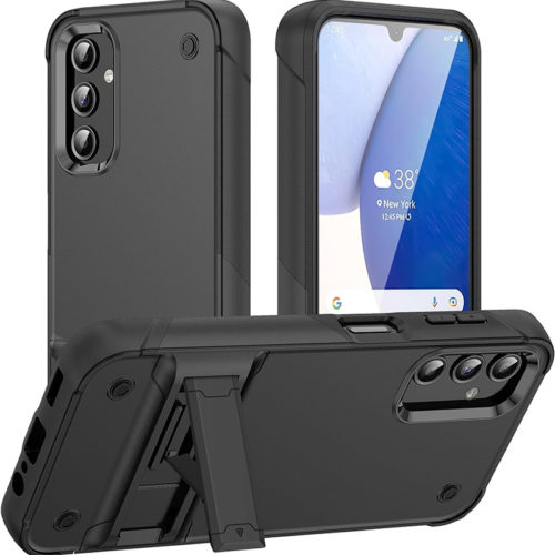 Калъф с военна защита за Samsung Galaxy A14 черен