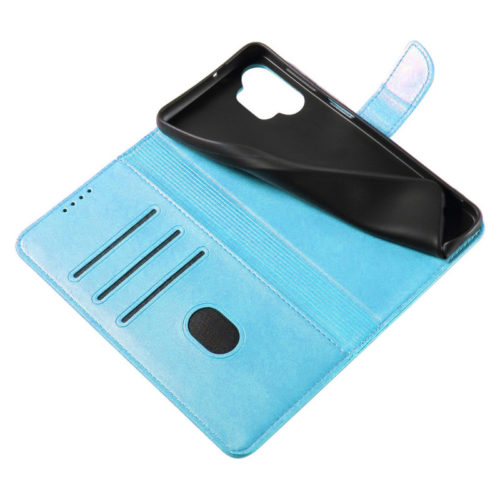 Кожен калъф тефтер за Samsung A24 светлосин функционалност