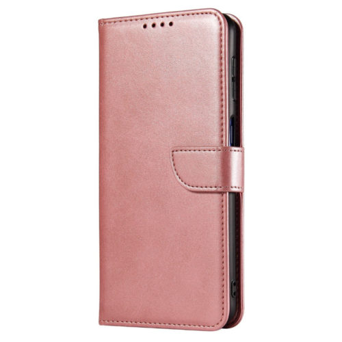 Кожен калъф тефтер за Xiaomi Redmi Note 13 пепел от рози отпред