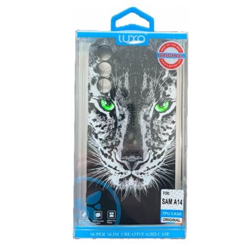 Светещ в тъмното калъф за Samsung A14 тигър кутия
