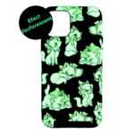 Светещ в тъмното калъф за Samsung A15 котки