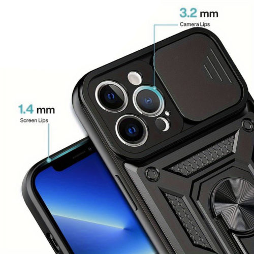 Противоударен здрав калъф за iPhone 13 защита камера