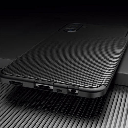 Силиконов карбонов калъф за Samsung Galaxy A55 отвори