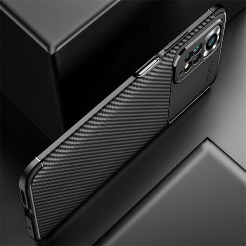 Карбонов калъф за Xiaomi Redmi Note 11 Pro Plus отстрани