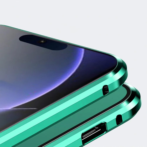 Магнитен стъклен калъф за Xiaomi 13T Pro мента пълен сигнал