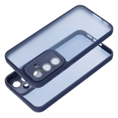 Прозрачен силиконов калъф за Samsung Galaxy A05s син гръб