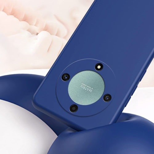 Силиконов калъф за Honor Magic 5 Lite син удароустойчив