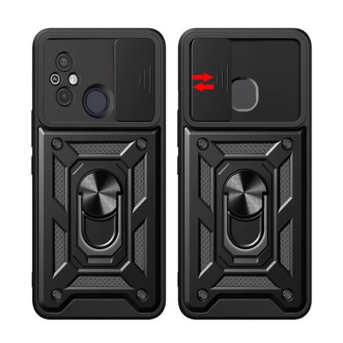 Противоударен здрав калъф за Xiaomi Redmi 12C слайд капаче