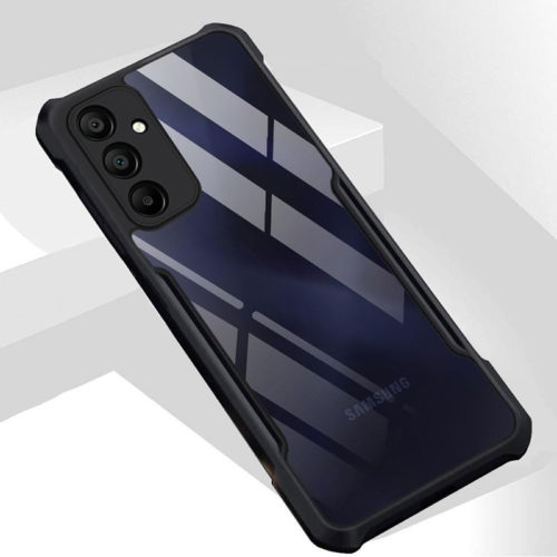 Удароустойчив калъф с прозрачен гръб за Samsung Galaxy A15 изчистен калъф