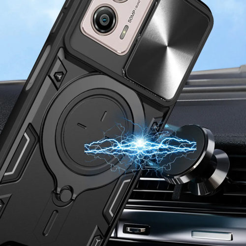 Удароустойчив калъф с ринг за Motorola Moto G53 магнит