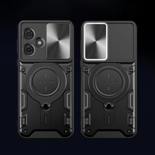 Удароустойчив калъф с ринг за Motorola Moto G54 защита на камерата