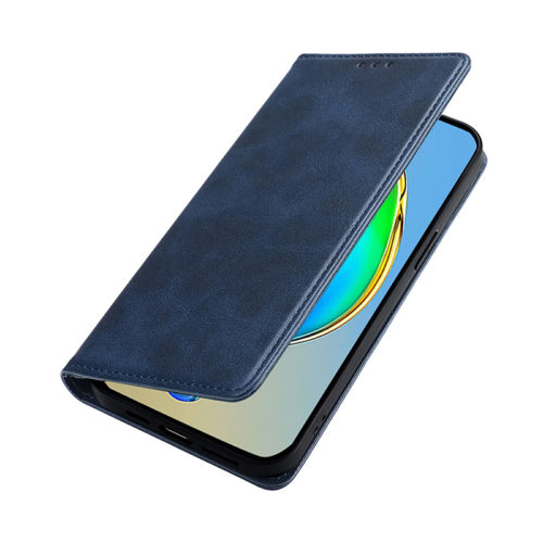 Кожен калъф тефтер за Huawei Pura 70 Pro син телефон