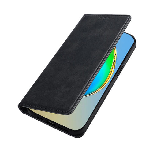 Кожен калъф тефтер за Huawei Pura 70 Pro черен телефон