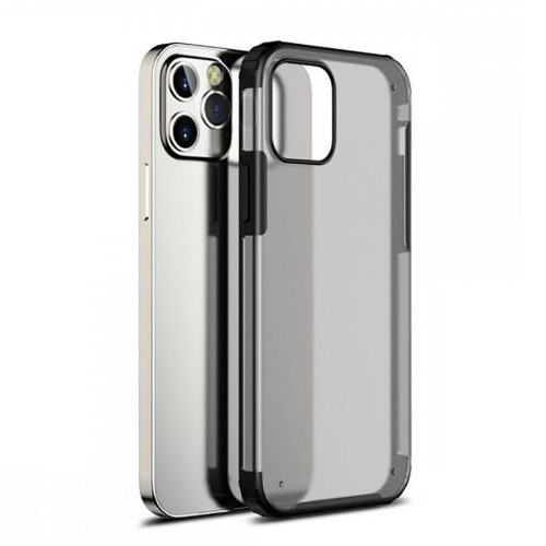 Матов калъф с черна рамка за iPhone 15 Pro Max