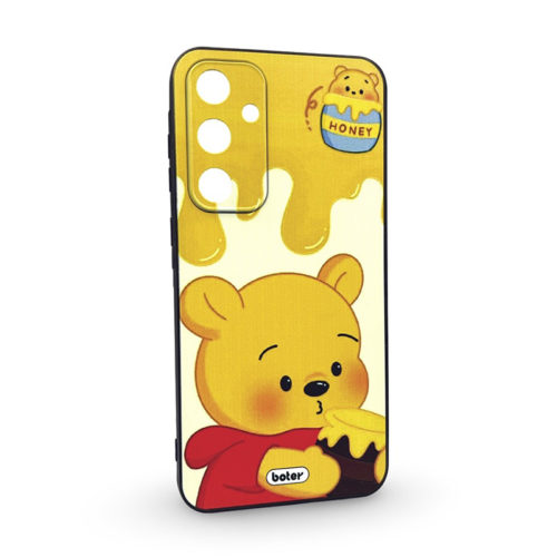 Оригинален калъф с шарка Мечо Пух за Samsung Galaxy S24 Plus
