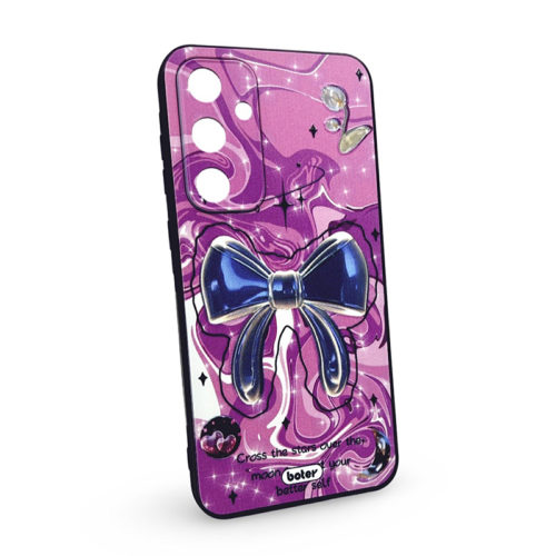 Оригинален калъф с шарка Панделка за Samsung Galaxy S24 Plus