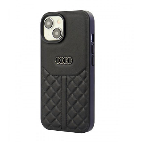 Оригинален кожен калъф на Audi за iPhone 15 гръб