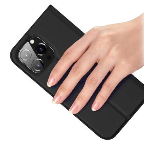 Оригинален кожен калъф Dux Ducis SKIN PRO за iPhone 16 гръб