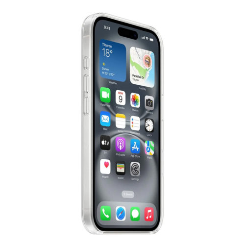 Оригинален прозрачен калъф Brabus Royal за iPhone 16 Plus телефон