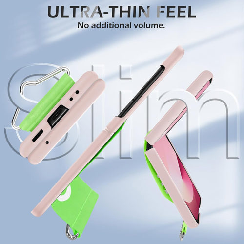 Калъф с каишка за Samsung Galaxy Z Flip 5 розов тънък