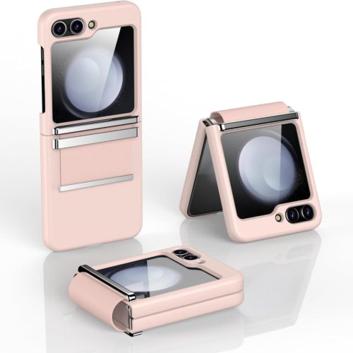 Калъф с панти за Samsung Galaxy Z Flip 5 розов уникален дизайн