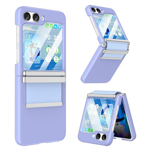 Калъф с панти за Samsung Galaxy Z Flip 6 лилав телефон