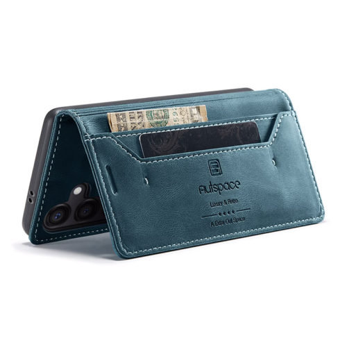 Оригинален кожен калъф за Samsung Galaxy A16 син 2