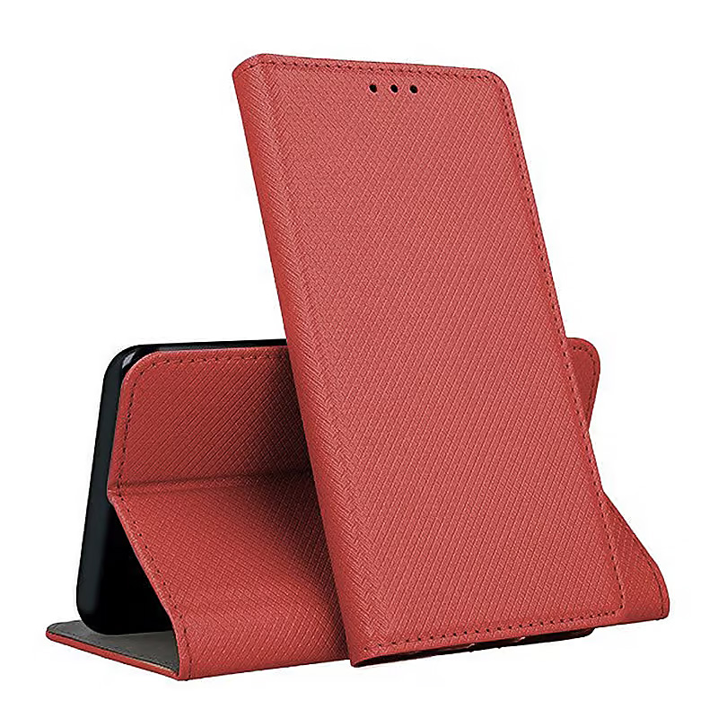 Калъф тефтер за Xiaomi Redmi Note 14 Pro Plus червен
