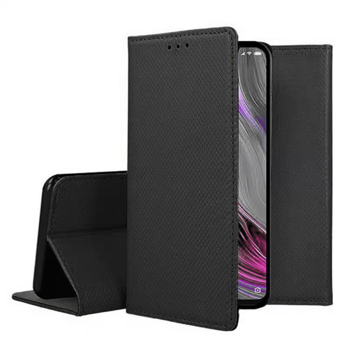 Калъф тефтер за Xiaomi Redmi Note 14 Pro черен всички страни