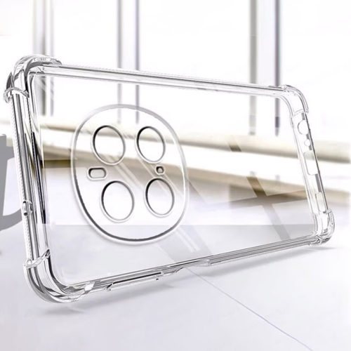 Прозрачен калъф с подсилени ъгли за Honor Magic 7 Pro гръб