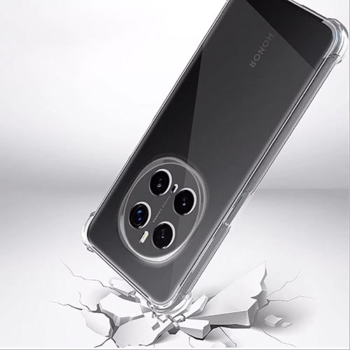 Прозрачен калъф с подсилени ъгли за Honor Magic 7 Pro удароустойчив