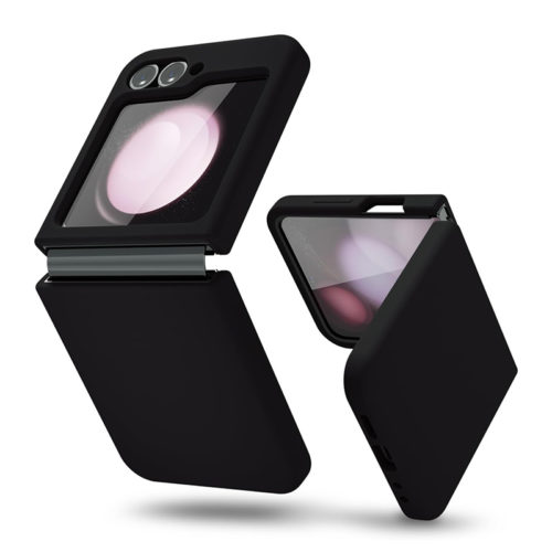 Силиконов калъф за Samsung Galaxy Z Flip 5 черен