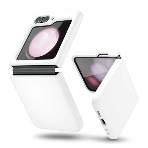 Силиконов калъф за Samsung Galaxy Z Flip 6 бял