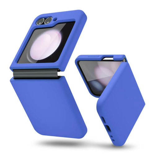 Силиконов калъф за Samsung Galaxy Z Flip 6 син