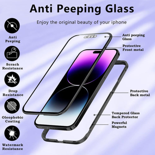 Стъклен калъф с магнитно затваряне за Honor 90 устройство