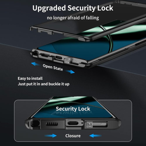 Стъклен калъф с магнитно затваряне за Huawei Pura 70 сигурно затваряне