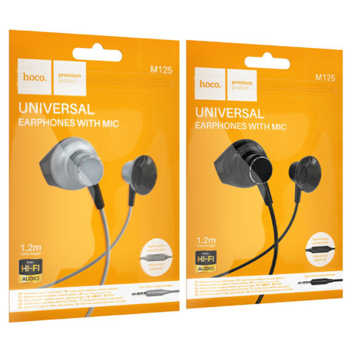 Интелигентни кабелни слушалки Hoco M125 Smart кутия
