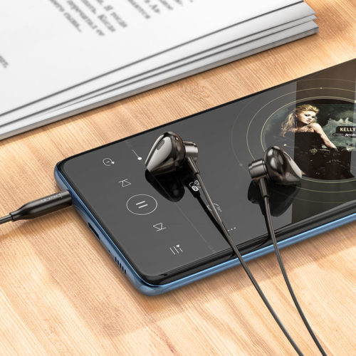 Интелигентни кабелни слушалки Hoco M125 Smart телефон