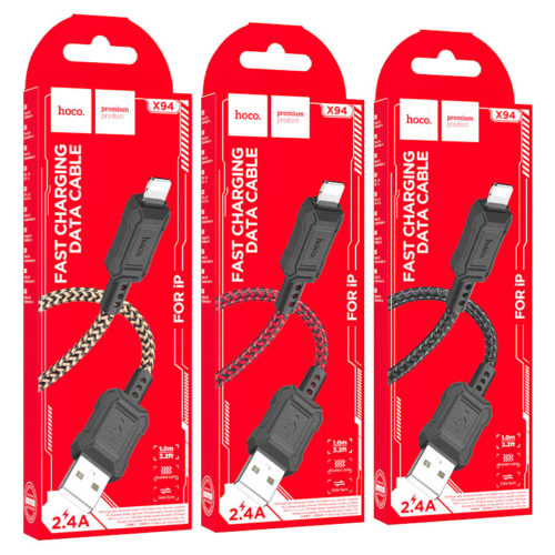 Кабел с оплетка USB към Lightning кутия