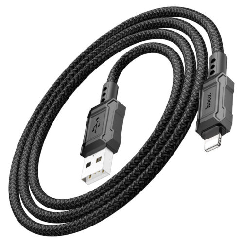 Кабел с оплетка USB към Lightning лесно огъване